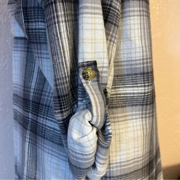 Chic Plaid Shirt Dress - Picture 3 of 5